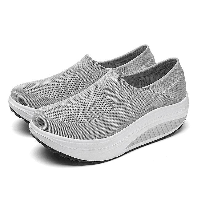 ComfortStride Slides | Women's Flip Flop Sneakers with Orthopedic Footbed-Grey-3.0-State of Style