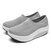 ComfortStride Slides | Women's Flip Flop Sneakers with Orthopedic Footbed-Grey-3.0-State of Style