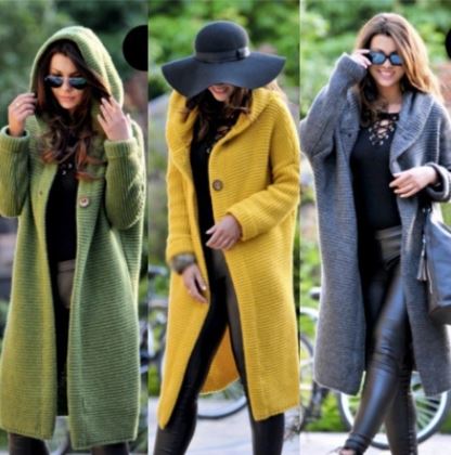 Comfy Autumn Women's Sweater | Cozy and Stylish-Green-S-State of Style