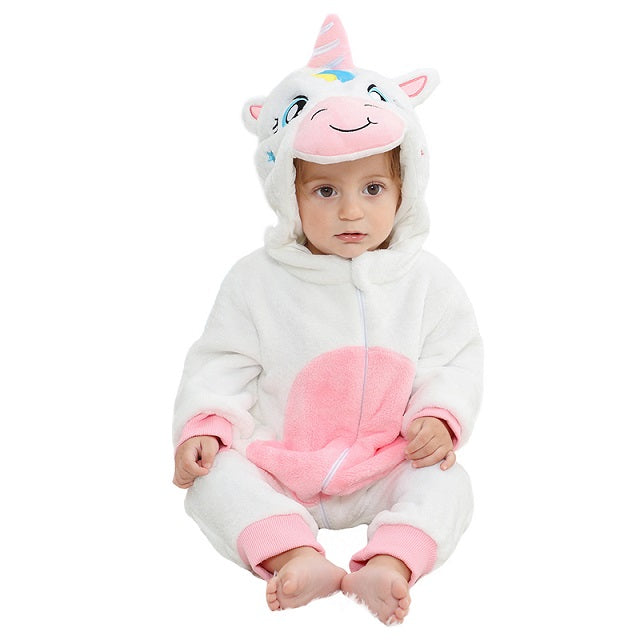 Comfy Baby Onesie with Hood - Soft Winter Warmth-1-2-6 Months-State of Style