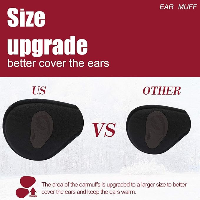 Comfy Foldable Fleece Ear Covers - SnugMuffs-White-State of Style