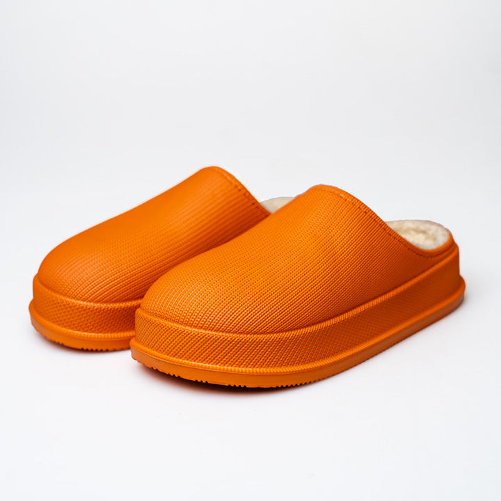 Comfy Ladies Slippers – Luna-Orange-4.5-State of Style