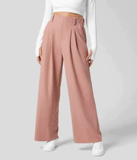 Comfy Ladies Trousers with Wide Legs - Amara-Chic Pink-XS-State of Style