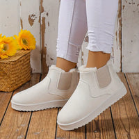 Comfy Thermal Slip-On Snow Boots - Sofia-Black-5-State of Style