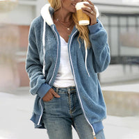 Comfy Vest with Stylish Hood - Aurora-Blue-L-State of Style