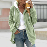 Comfy Vest with Stylish Hood - Aurora-Green-L-State of Style