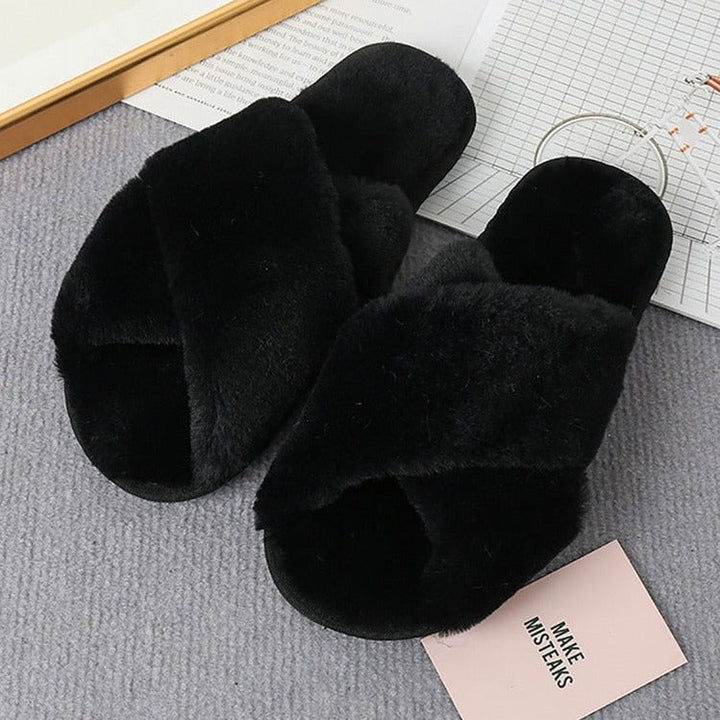 ComfyFeet | Women's Cosy Indoor Slippers-Black-5.0-6.0-State of Style