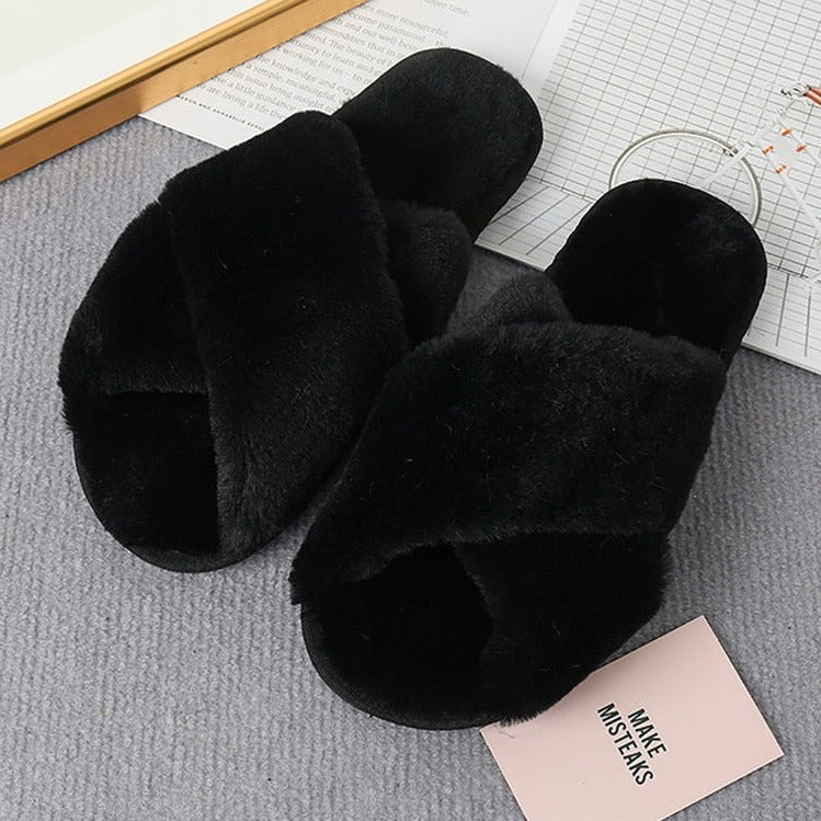 ComfyFeet | Women's Cosy Indoor Slippers-Black-5.0-6.0-State of Style
