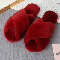 ComfyFeet | Women's Cosy Indoor Slippers-Red-5.0-6.0-State of Style