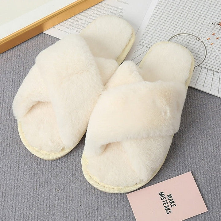 ComfyFeet | Women's Cosy Indoor Slippers-White-5.0-6.0-State of Style