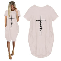 ComfyShirt | Oversized T-Shirt Dress-Army Green-S-State of Style