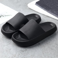 ComfySlides | Women's Soft Indoor Slippers-Black-3.5-State of Style