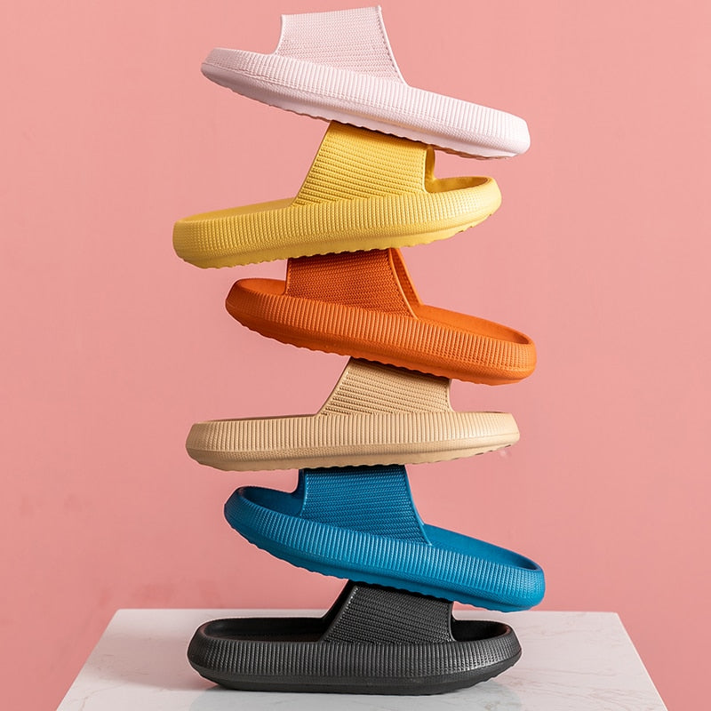 ComfySlides | Women's Soft Indoor Slippers-Black-3.5-State of Style