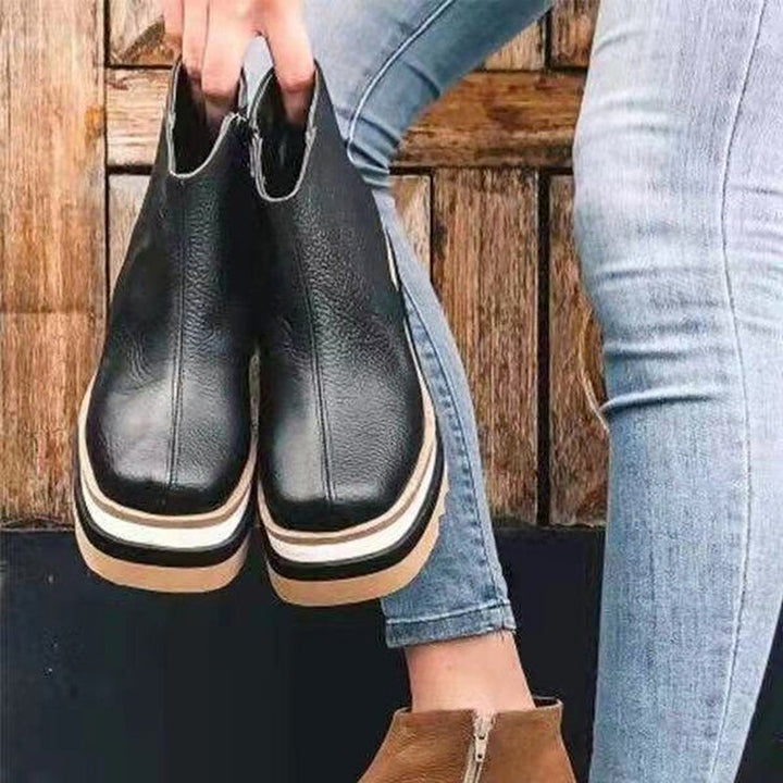 ComfySneakers | Women's Modern Sneakers-Beige-4.5-State of Style