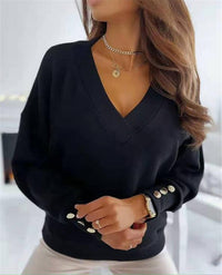 ComfySweatshirt | Women's Trendy Top-Black 2-S-State of Style