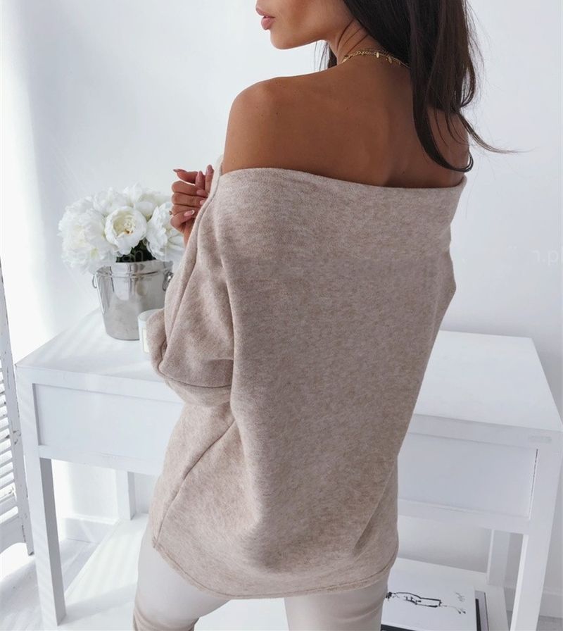 ComfySweatshirt | Women's Trendy Top-White1-S-State of Style