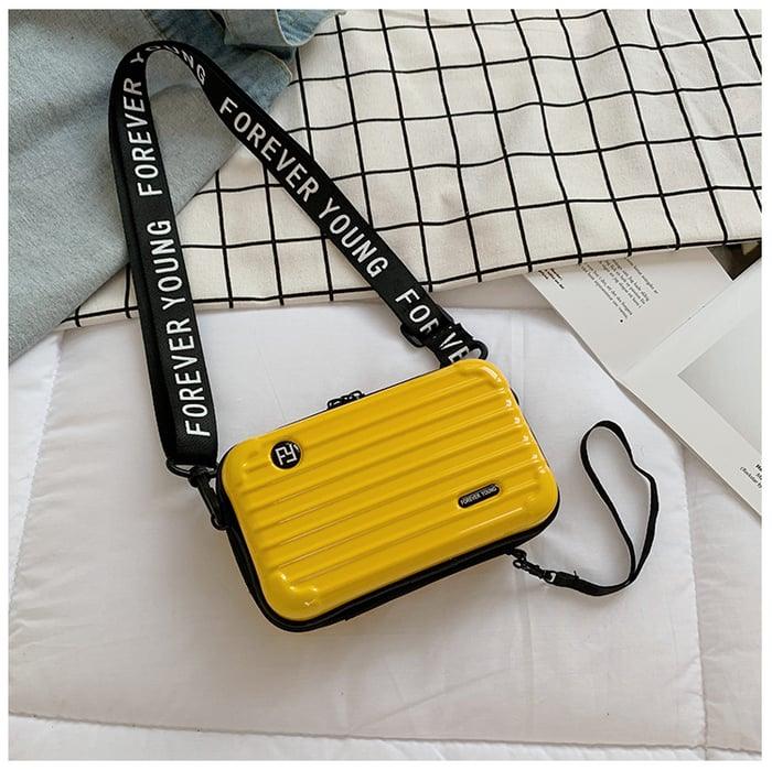 Compact and Stylish Mini Handbag for Women - LunaBag-Yellow-State of Style