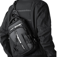 Compact Crossbody Sling Backpack - UrbanLite-Black Large-State of Style