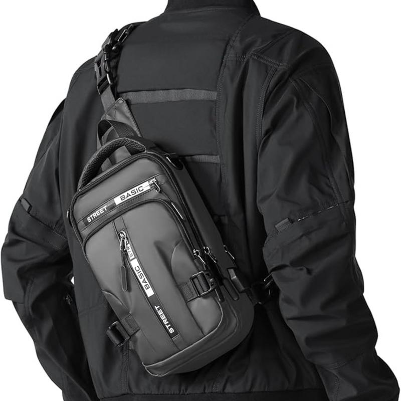 Compact Crossbody Sling Backpack - UrbanLite-Grey Small-State of Style