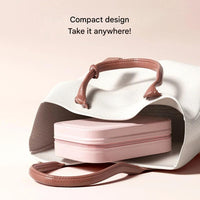 Compact Illuminated Makeup Organizer for Travel - Liora-Green-State of Style