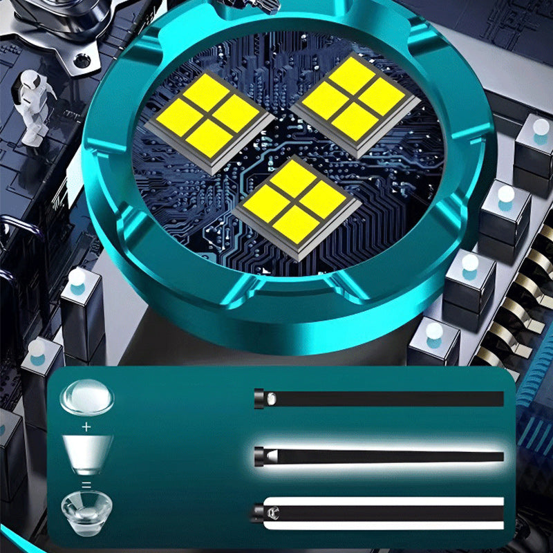 Compact LED Torch - LumenTorch-Black-State of Style