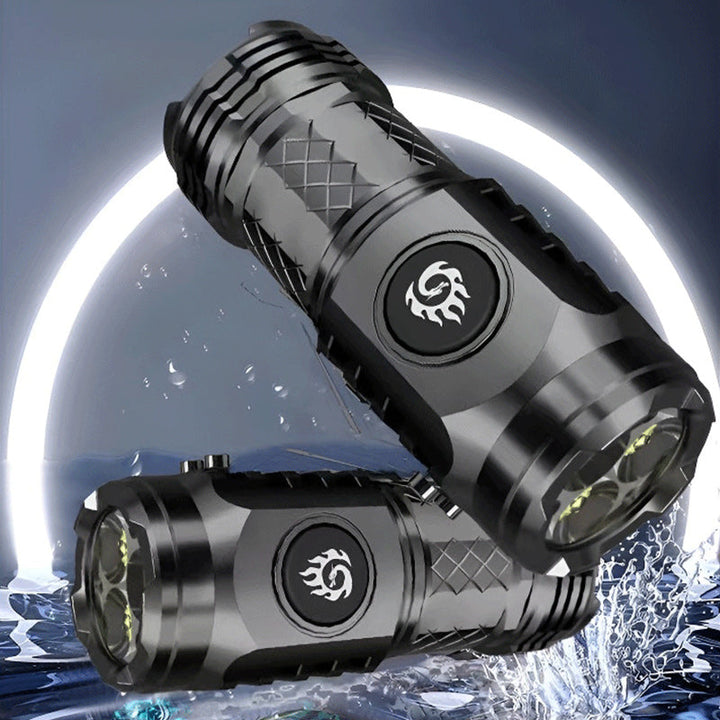 Compact LED Torch - LumenTorch-Black-State of Style