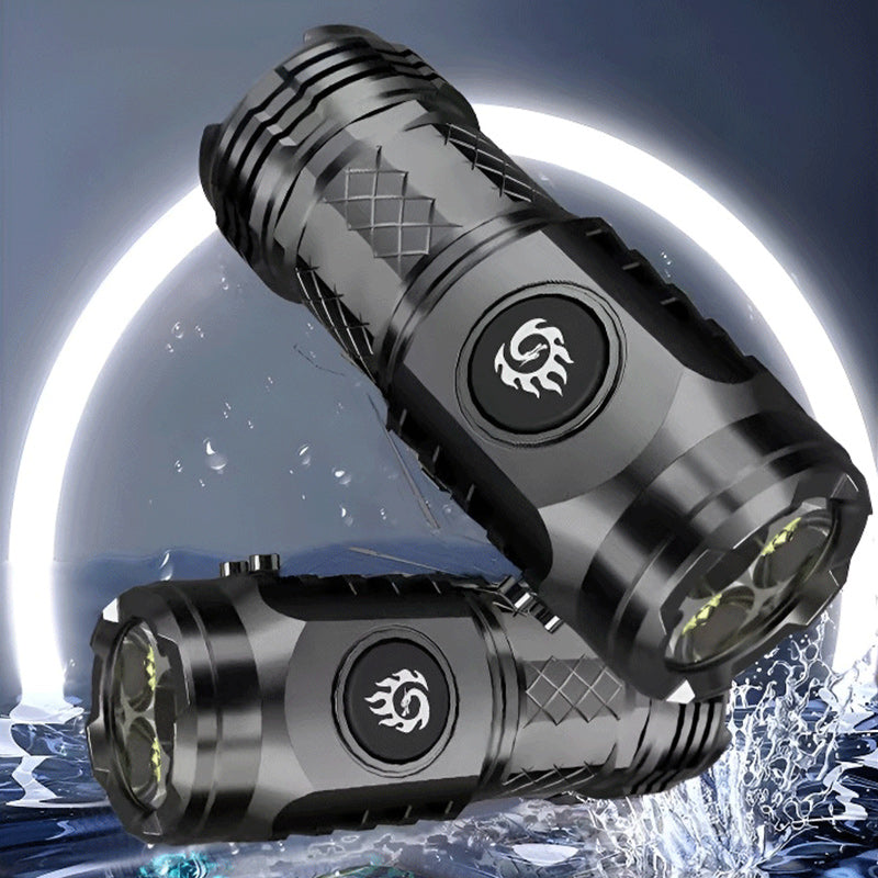 Compact LED Torch - LumenTorch-Black-State of Style