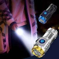 Compact LED Torch - LumenTorch-Black-State of Style