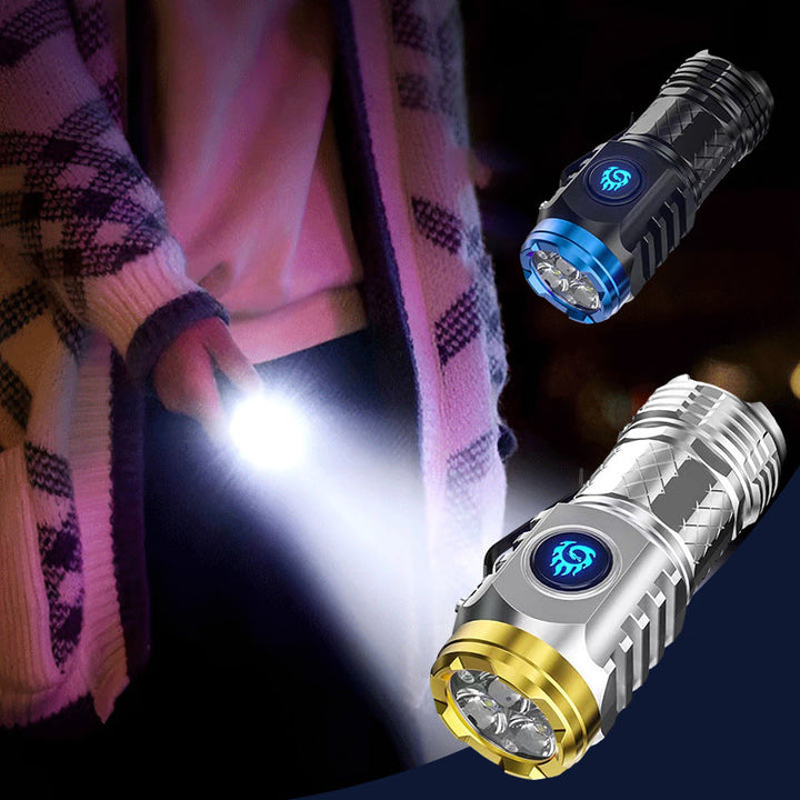 Compact LED Torch - LumenTorch-Black-State of Style