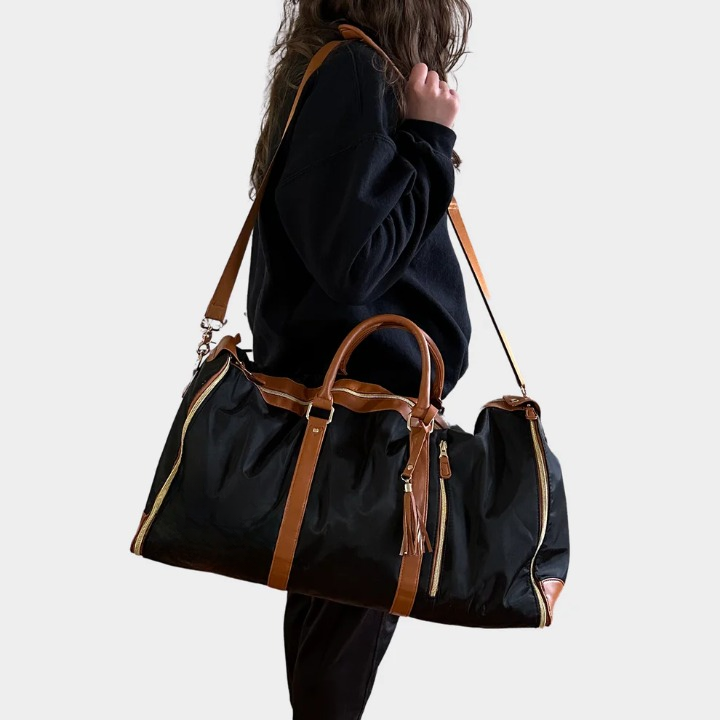 Compact & Luxury Travel Bag – Isabelle-Black-State of Style