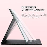 Compact Make-up Mirror with Stand-Black-State of Style