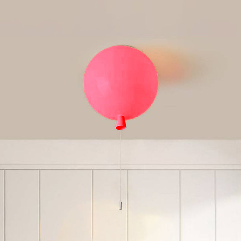 Compact Modern LED Balloon Ceiling Lamp - AuraLite-20CM-Pink-State of Style