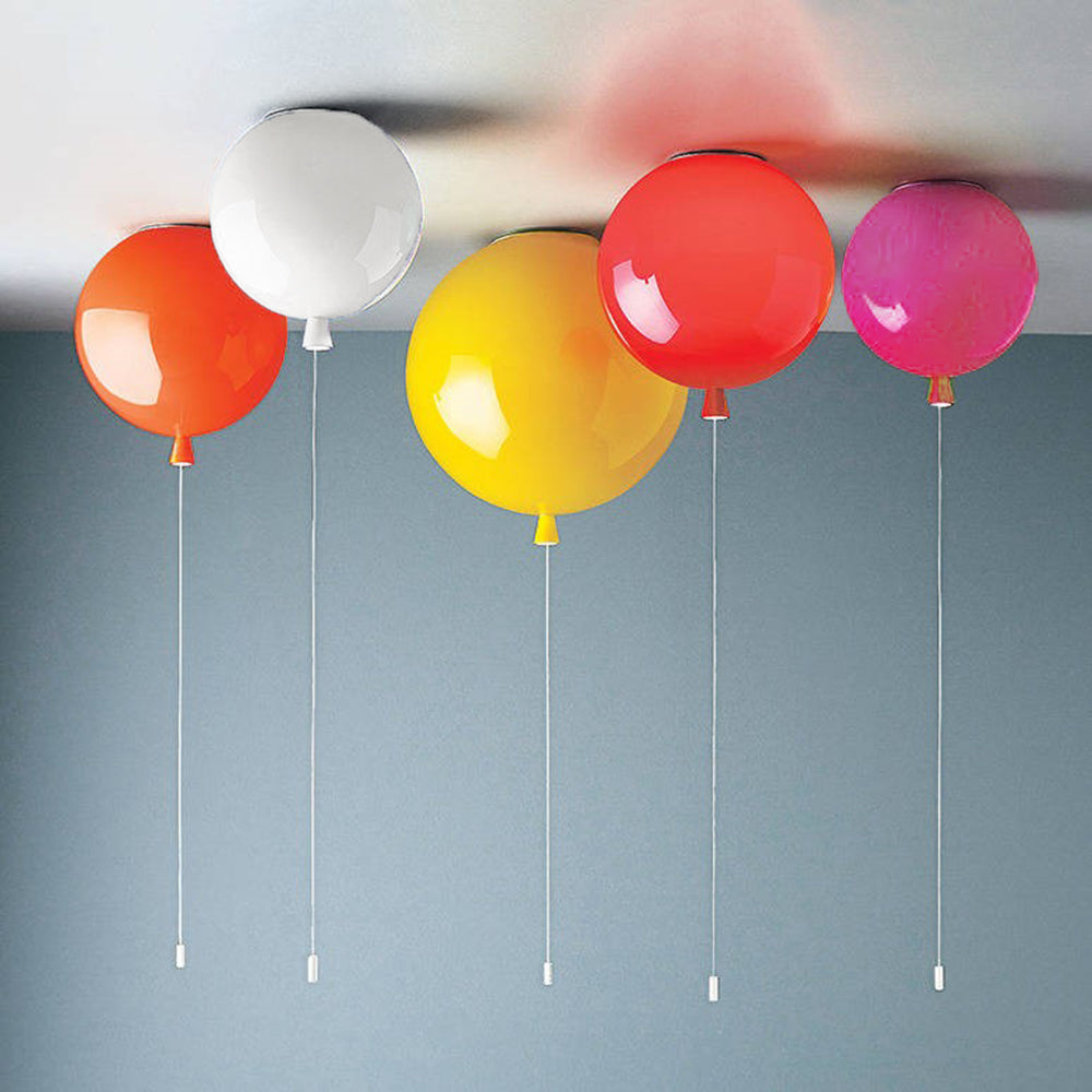 Compact Modern LED Balloon Ceiling Lamp - AuraLite-20CM-White-State of Style
