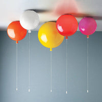 Compact Modern LED Balloon Ceiling Lamp - AuraLite-20CM-White-State of Style