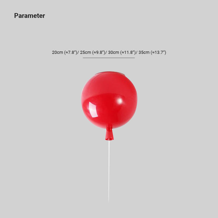 Compact Modern LED Balloon Ceiling Lamp - AuraLite-20CM-White-State of Style