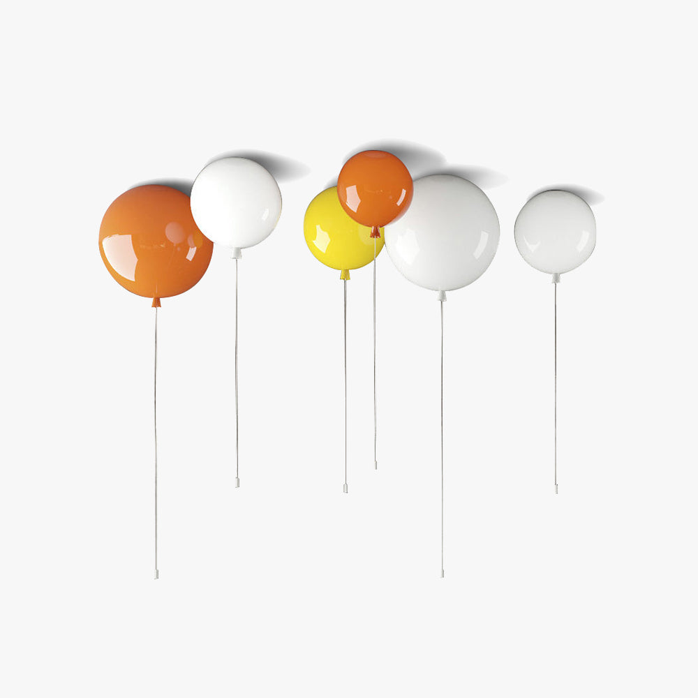 Compact Modern LED Balloon Ceiling Lamp - AuraLite-20CM-White-State of Style