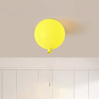 Compact Modern LED Balloon Ceiling Lamp - AuraLite-20CM-Yellow-State of Style