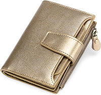 Compact Multi-Functional Leather Wallet – RFID Blocking-Brown-State of Style