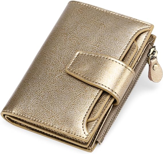 Compact Multi-Functional Leather Wallet – RFID Blocking-Brown-State of Style