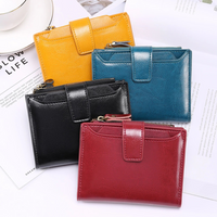 Compact Multi-Functional Leather Wallet – RFID Blocking-Brown-State of Style