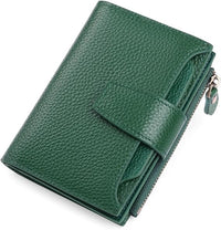 Compact Multi-Functional Leather Wallet – RFID Blocking-Fruit Green-State of Style