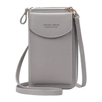 Compact PU Leather Crossbody Shoulder Bag with Adjustable Strap