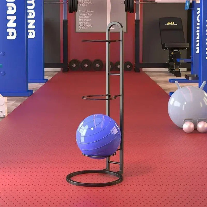 Compact Storage Rack for Sports Balls & Accessories – BallRack Pro-White-3 Balls-State of Style