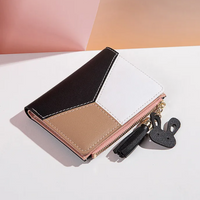 Compact Tassel Zip Wallet – Stylish & Functional Women's Purse-Pink-State of Style