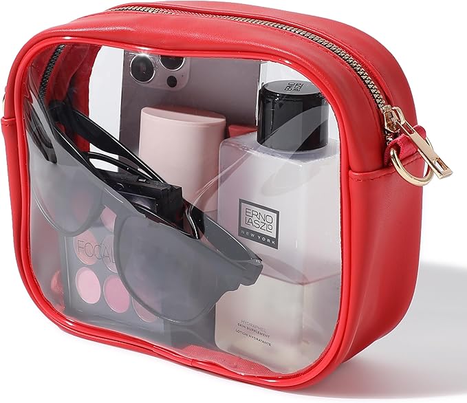 Compact Transparent Crossbody Bag - VisiBag-Black-State of Style