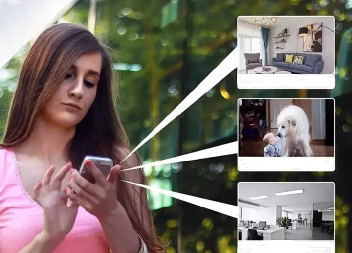 Compact WiFi Surveillance Camera - SafeWatch Mini-Camera Only-State of Style