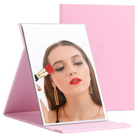 Compacte Make-up Spiegel met Standaard-Roze-State of Style