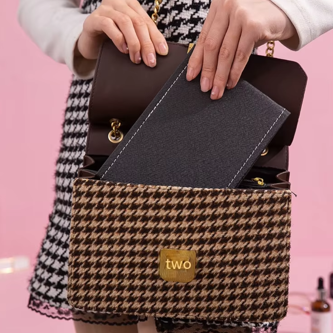 Compacte Make-up Spiegel met Standaard-Zwart-State of Style