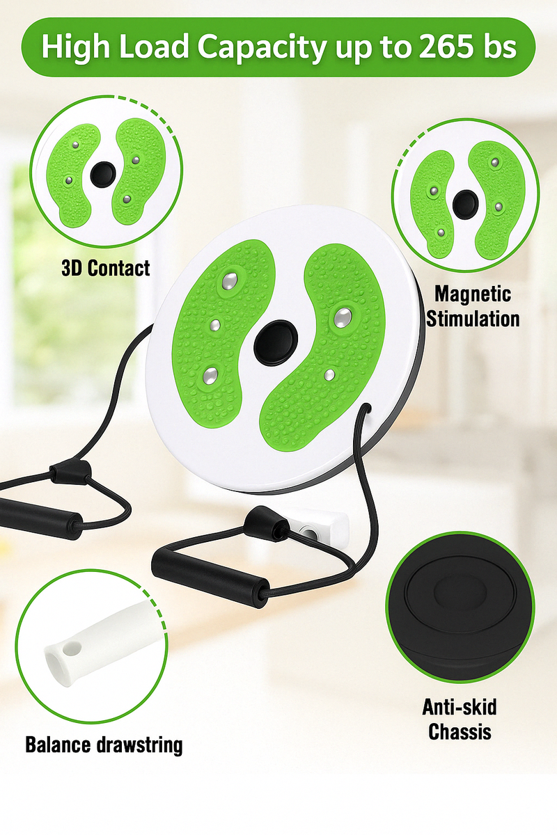 Complete Core Trainer with Magnetic Therapy - CoreTwist-Pink-State of Style