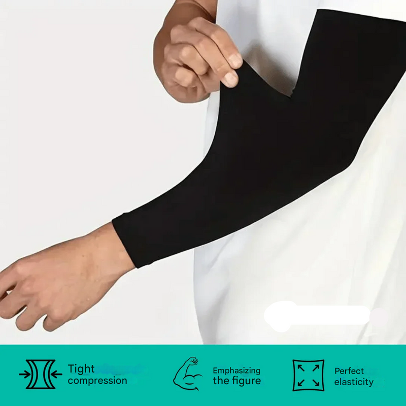 Compression Armsleeve - VitalFlex-1 Pack-Black-State of Style